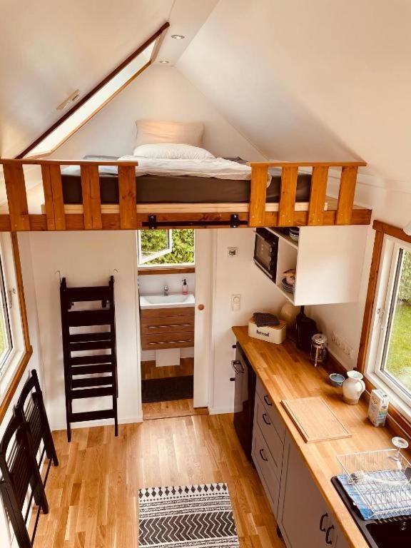 Tiny House Fleesensee Mit Eigenem Garten Und Nur Wenige Meter Vom Seeufer Göhren-Lebbin エクステリア 写真