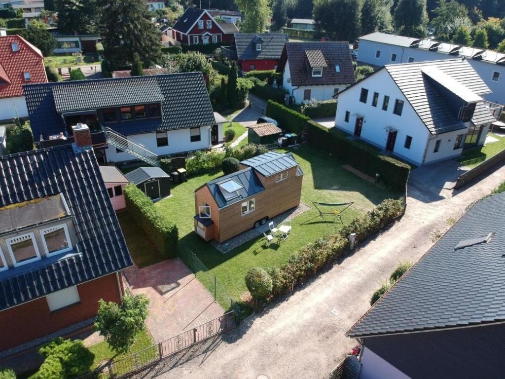 Tiny House Fleesensee Mit Eigenem Garten Und Nur Wenige Meter Vom Seeufer Göhren-Lebbin エクステリア 写真